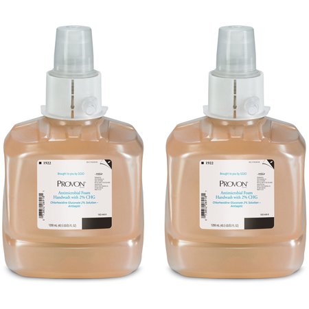 PROVON 40.6 fl oz (1200 mL) LTX-12 Antimicrobial Foam Handwash with 2% CHG 2 PK GOJ192202